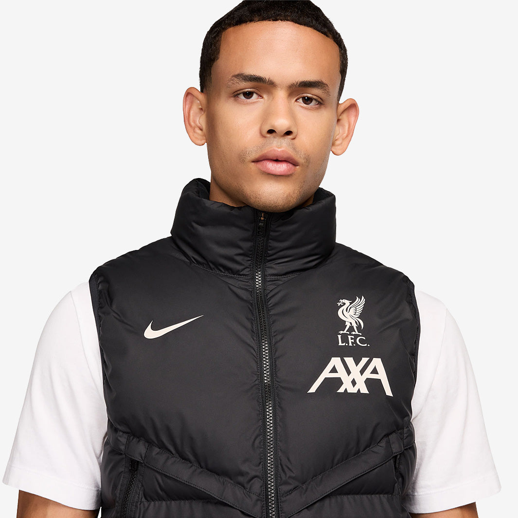 Nike Liverpool 24/25 Strike Windrunner Vest - Black/Lt Orewood Brn