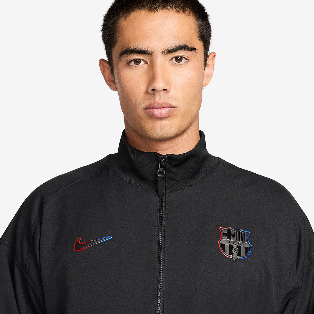 Nike FC Barcelona 24/25 Dri-FIT Strike Away Anthem Jacket - Black