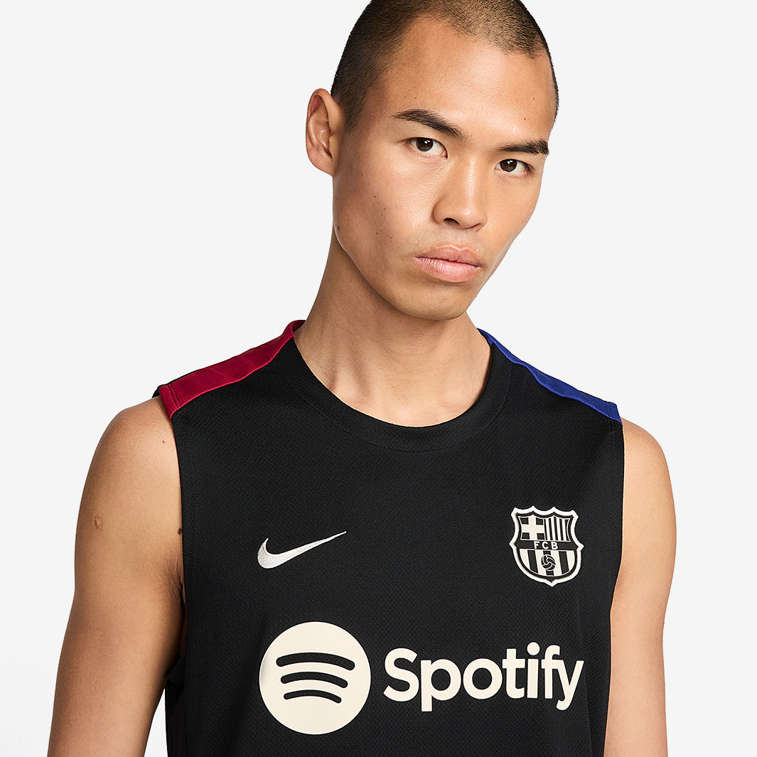 Nike FC Barcelona 24/25 Dri-FIT Strike Sleeveless Top - Black