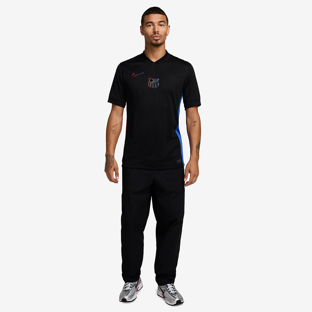 Nike FC Barcelona 24/25 Dri-FIT SS Stadium Away Shirt - Black