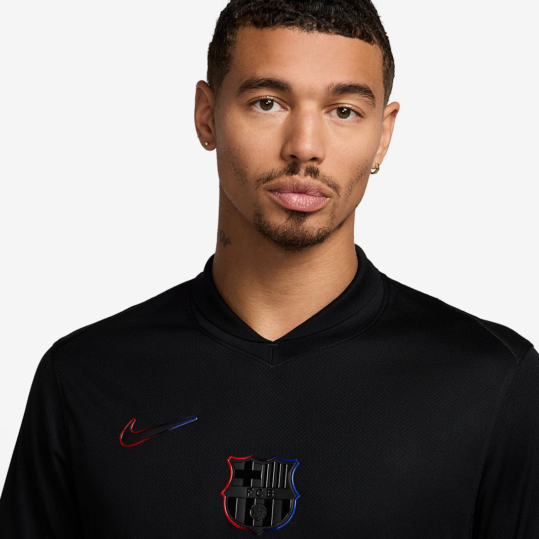 Nike FC Barcelona 24/25 Dri-FIT SS Stadium Away Shirt - Black
