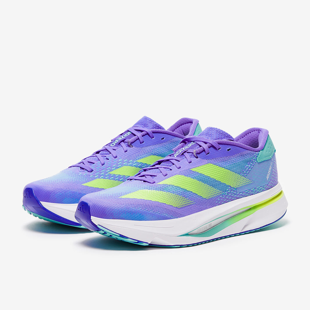 adidas adizero SL2 - Cobalt Blue/Lucid Lemon/Blue Spark - Mens Shoes