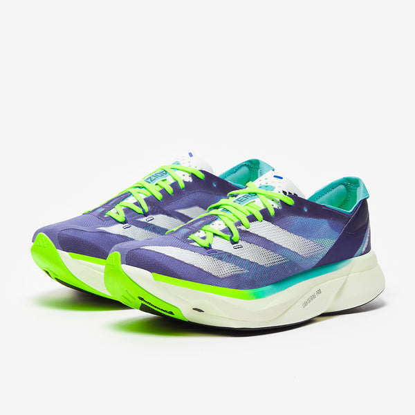 adidas Womens adizero adios Pro 3 - Cobalt Blue/Zero Met./Lucid Lemon - Womens  Shoes