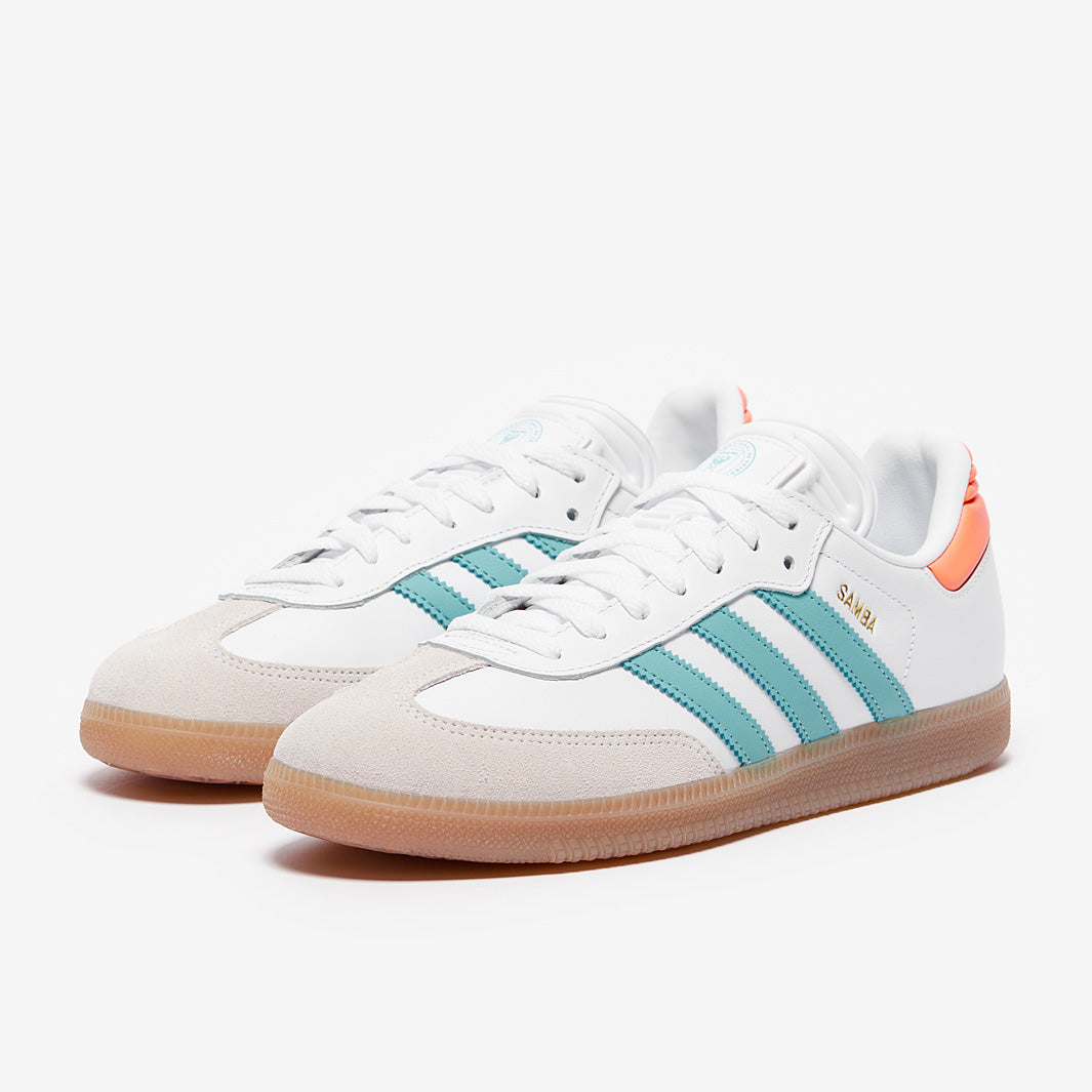 adidas Samba x Inter Miami - Ftwr White/Easy Mint - Adult Shoes