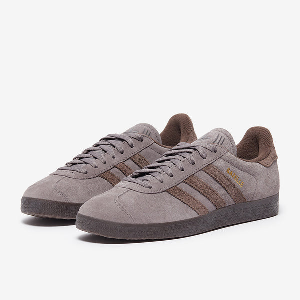 adidas Originals Gazelle - Charcoal/Brown/Dark Brown - Mens Shoes