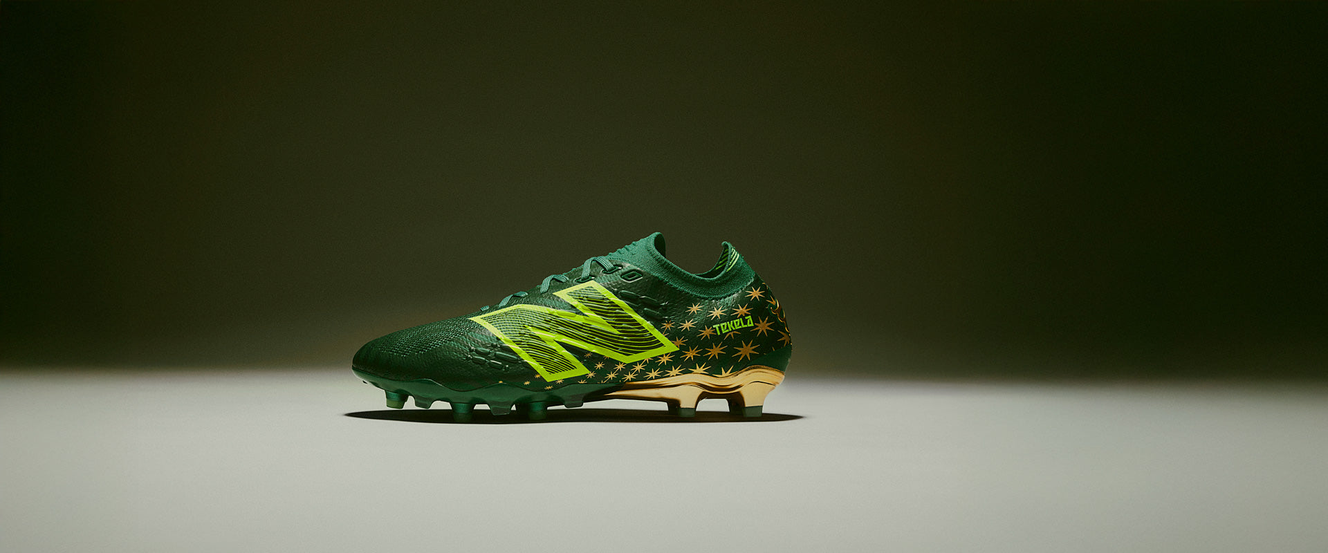 New Balance Tekela V4+ Low Laced Pro x Endrick Firm Ground - Green
