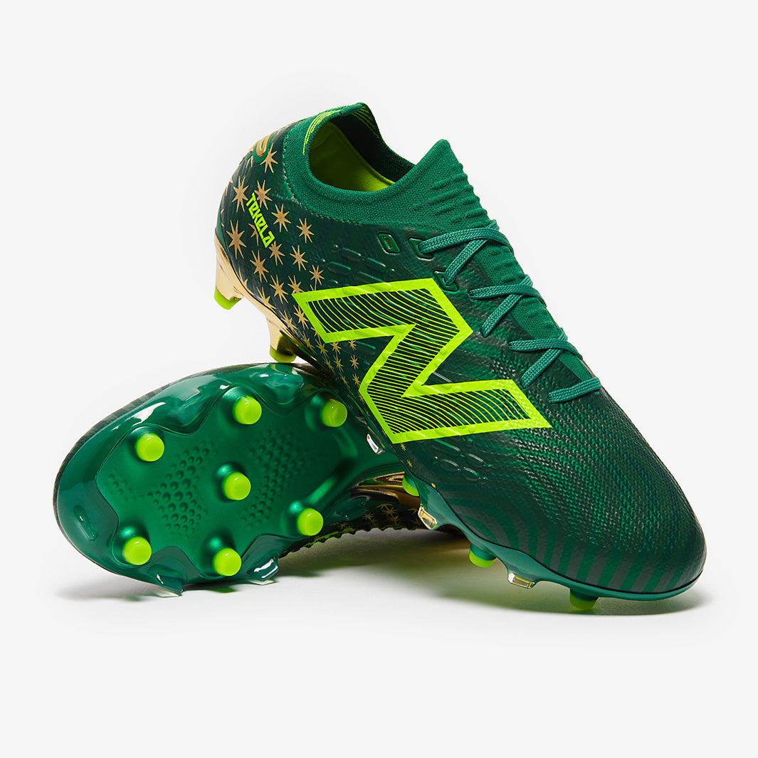 New Balance Tekela V4+ Low Laced Pro x Endrick Firm Ground - Green