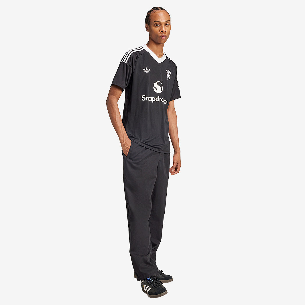 adidas Manchester United 24/25 Third GK Shirt - Black - Boys Replica
