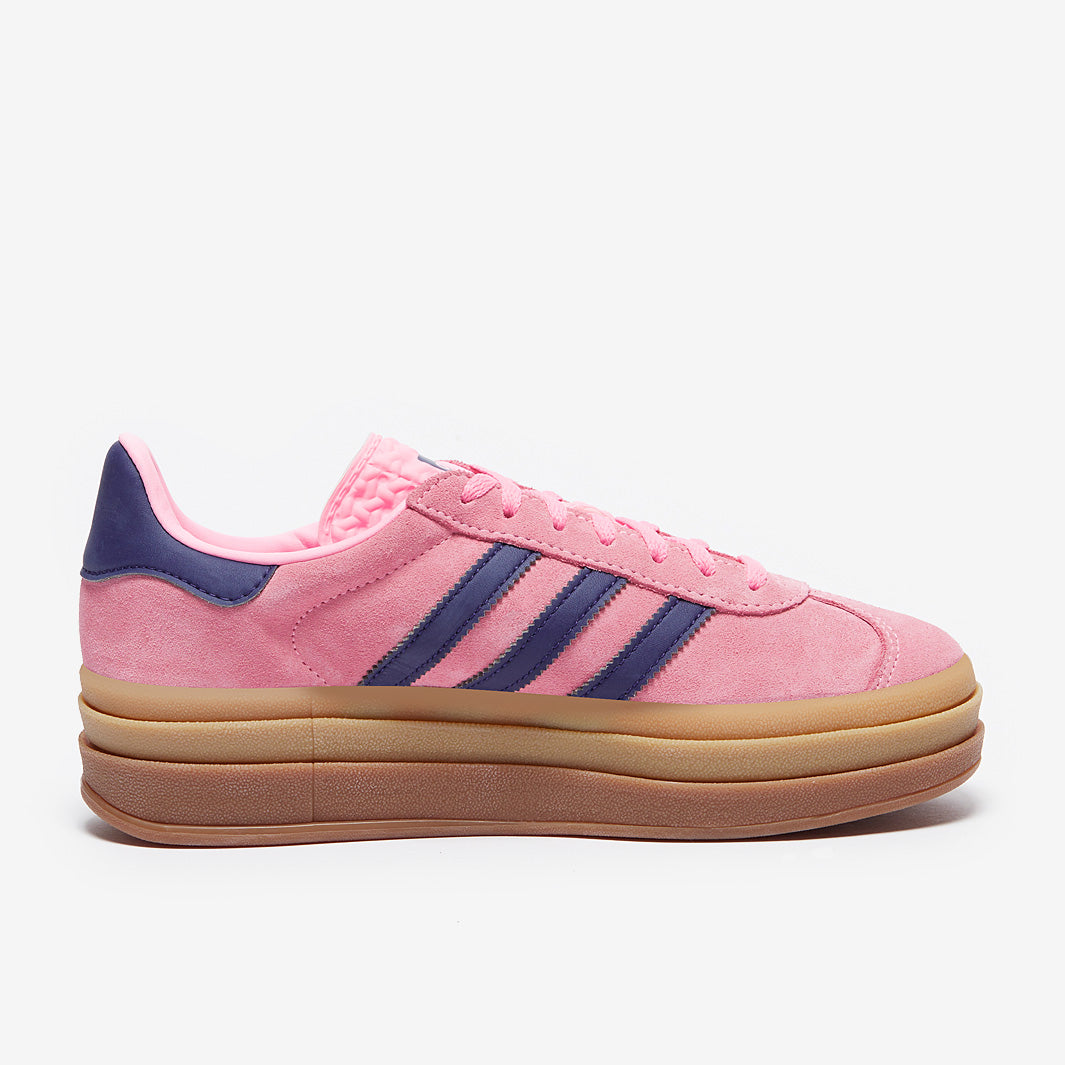 adidas gazelle silver green womens adidas Originals Womens Gazelle Bold - Pink Glow/Victory Blue/Gum 4 -  Trainers