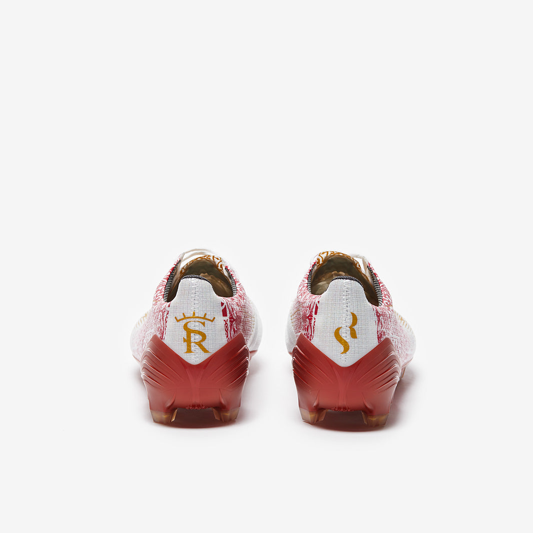 Mizuno Alpha x SR4 Made in Japan Firm Ground - White/Red - Adult Boots