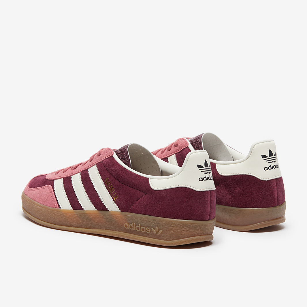 adidas Originals Gazelle Indoor - Maroon/Ftw White/Purple - Trainers - Mens  Shoes