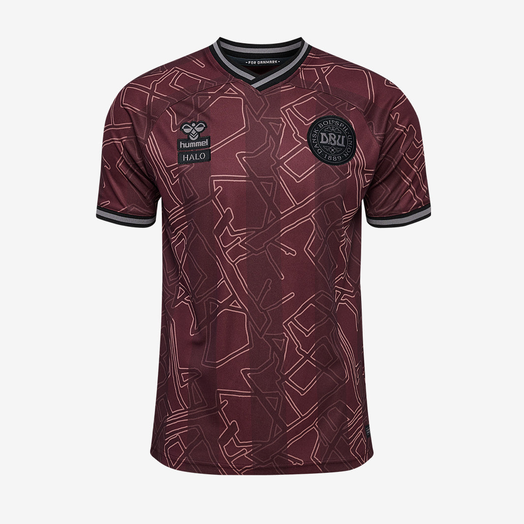 Hummel Denmark 2024 x Halo SS Shirt - Port Royale - Mens Replica