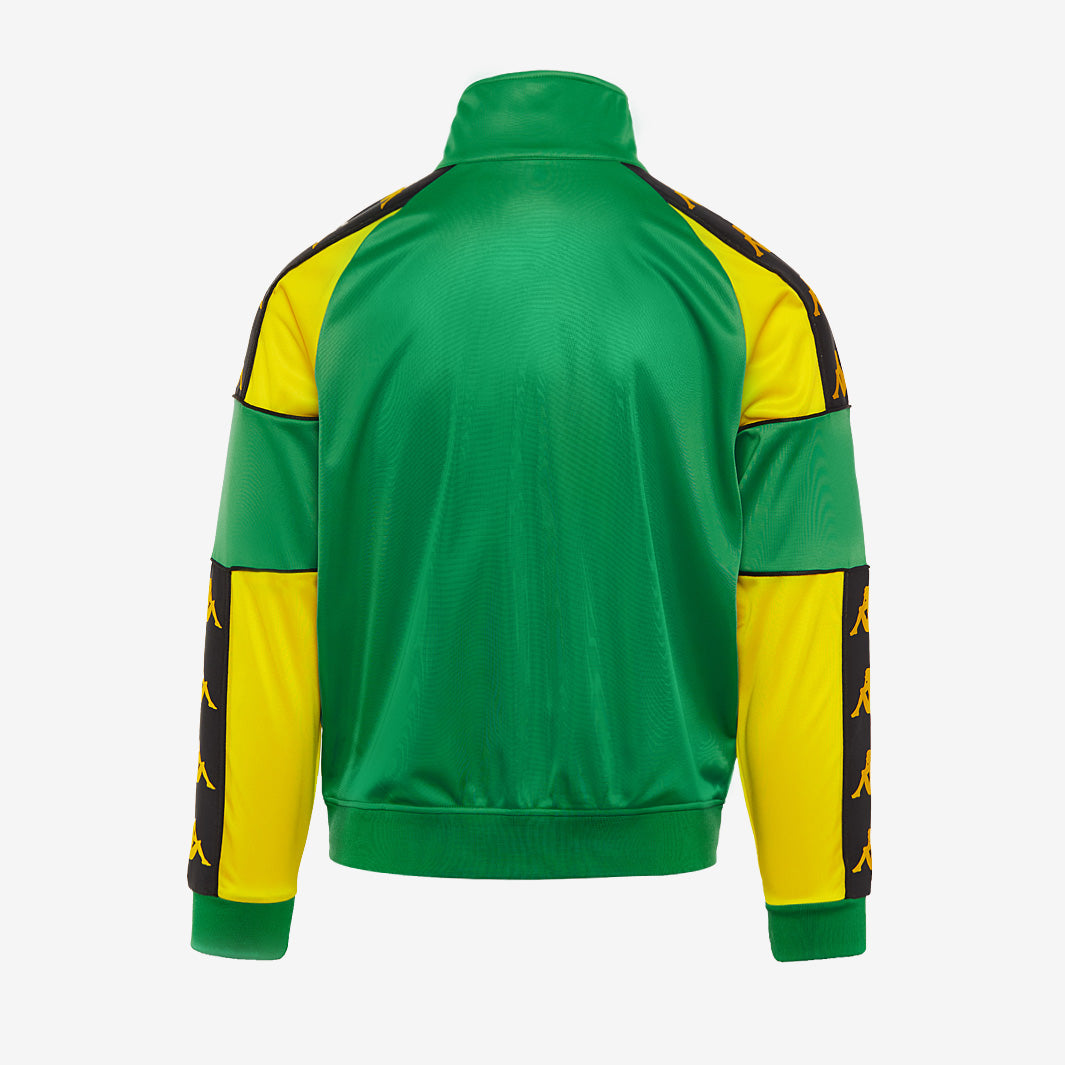 Kappa Jamaica 2024 x Too Hot Track Top - Green/Yellow/Black - Mens