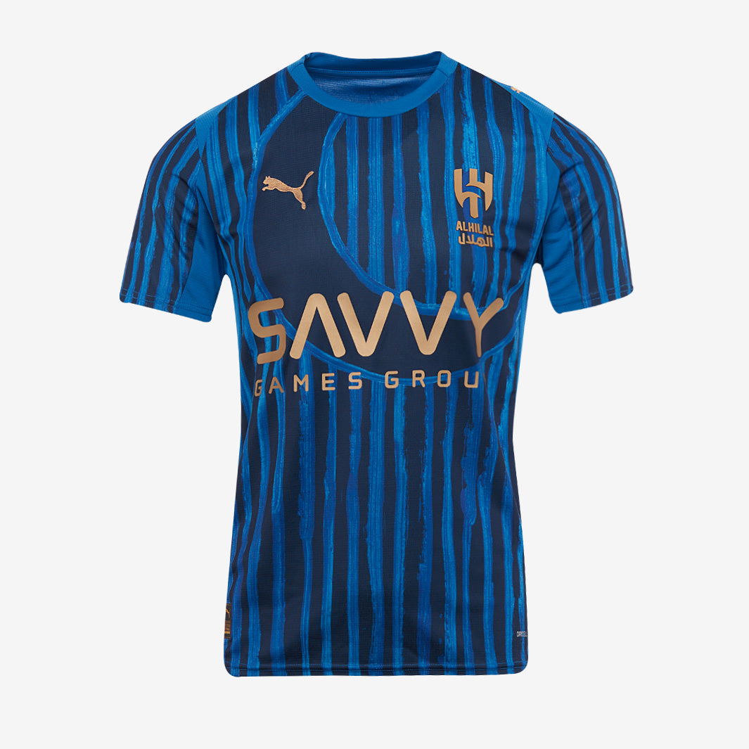 Puma Al Hilal x KidSuper LS Retro Shirt - Blue Intense/Club Navy