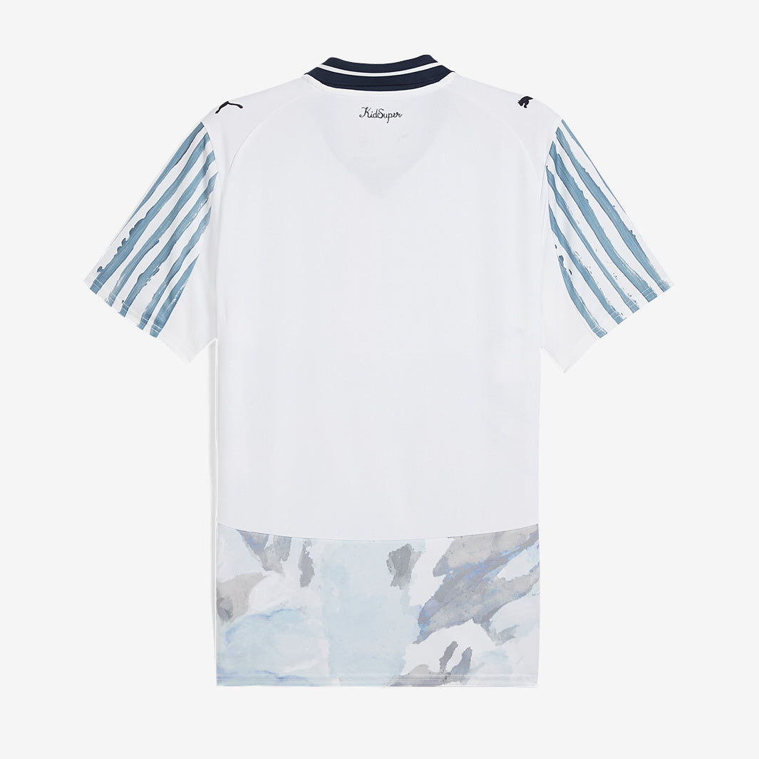 Puma Monterrey x KidSuper Shirt - Puma White/Deep Navy - Mens Replica