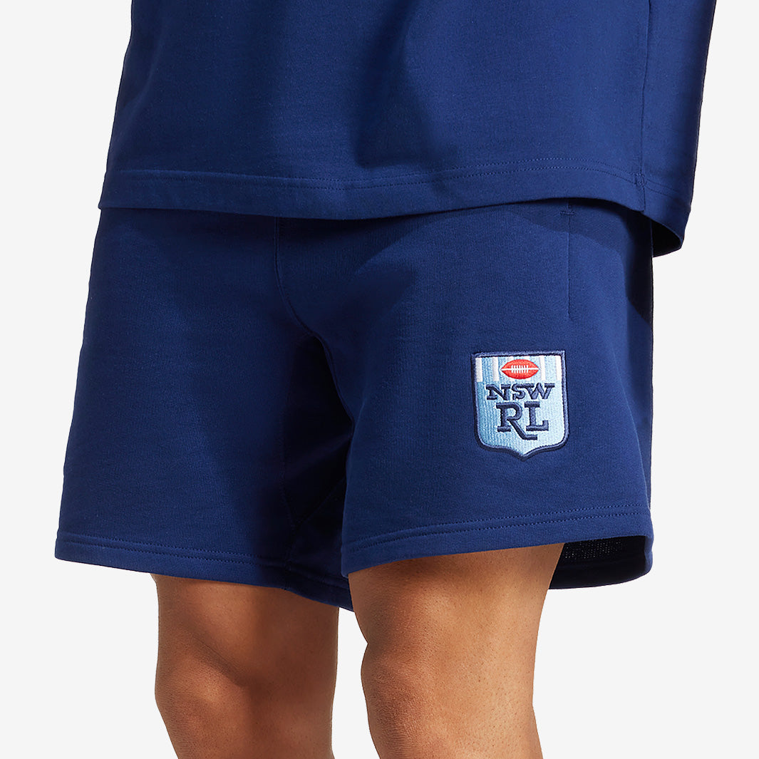 adidas New South Wales Blues 2025 Gym Short - Dark Blue - Mens Replica