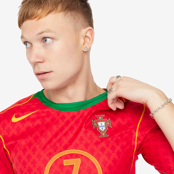 Nike Portugal 2004 Re-Issue SS Shirt With Figo 7