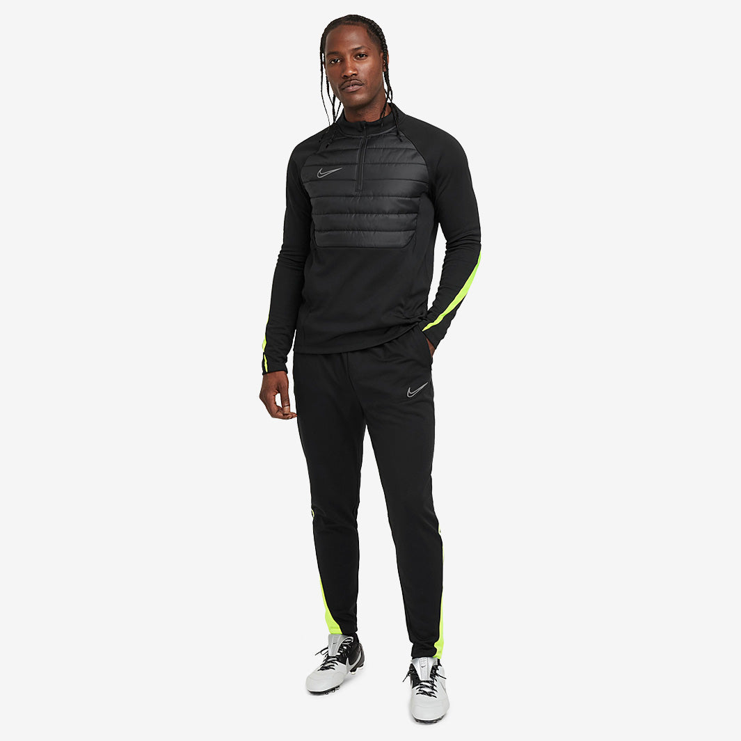 Nike Therma-FIT Academy Winter Warrior KPZ Pants - Black/Volt