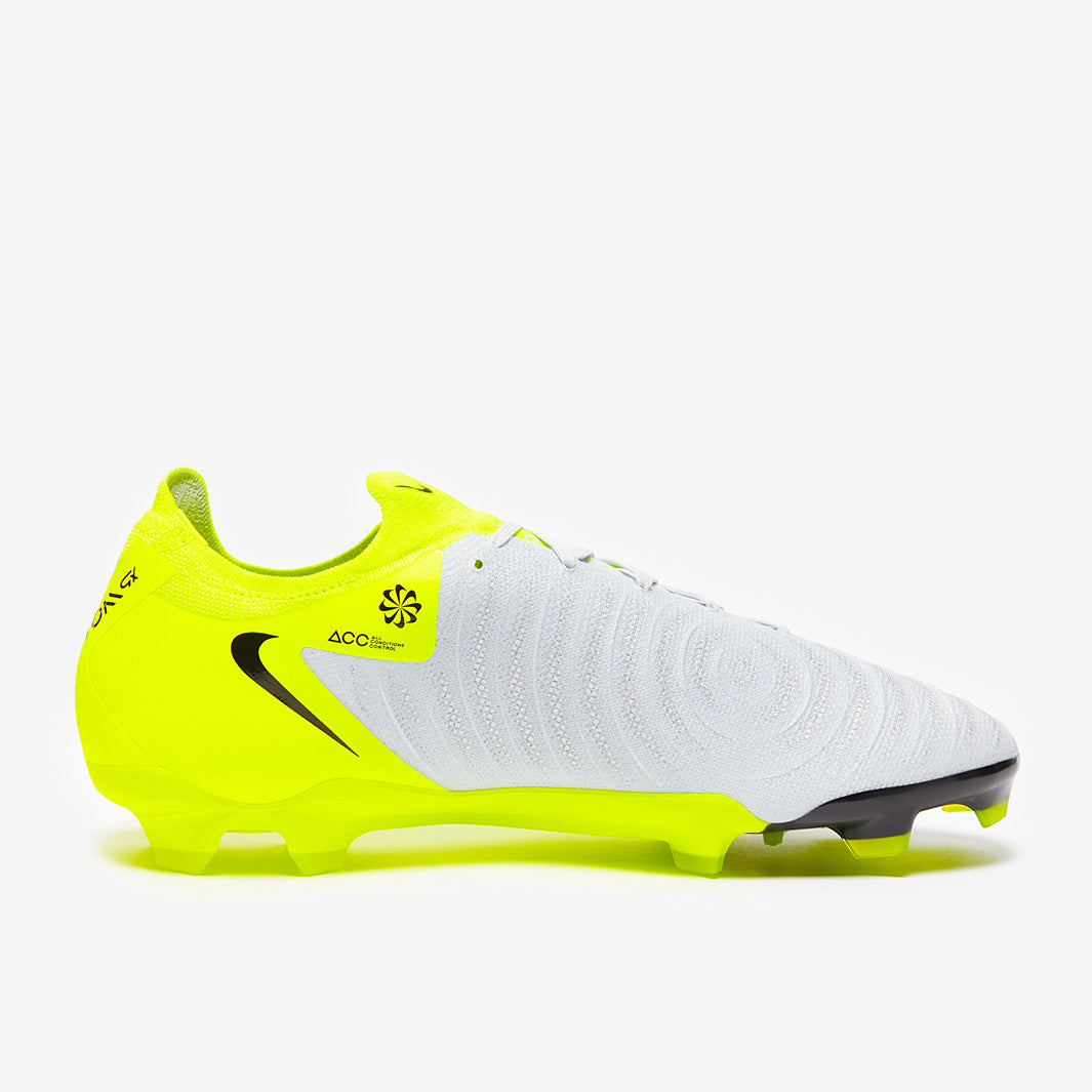 Nike Phantom GX II Pro Firm Ground - Metallic Silver/Black/Volt