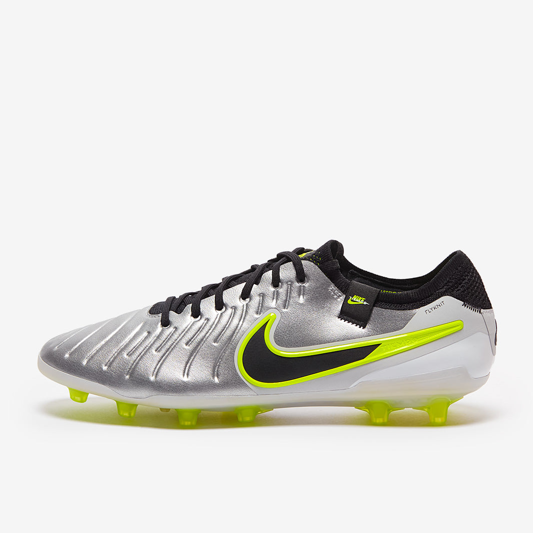 シューズ NIKE TIEMPO ELITE AG Nike Tiempo Legend X Elite AG-Pro - Metallic Silver/Black/Volt