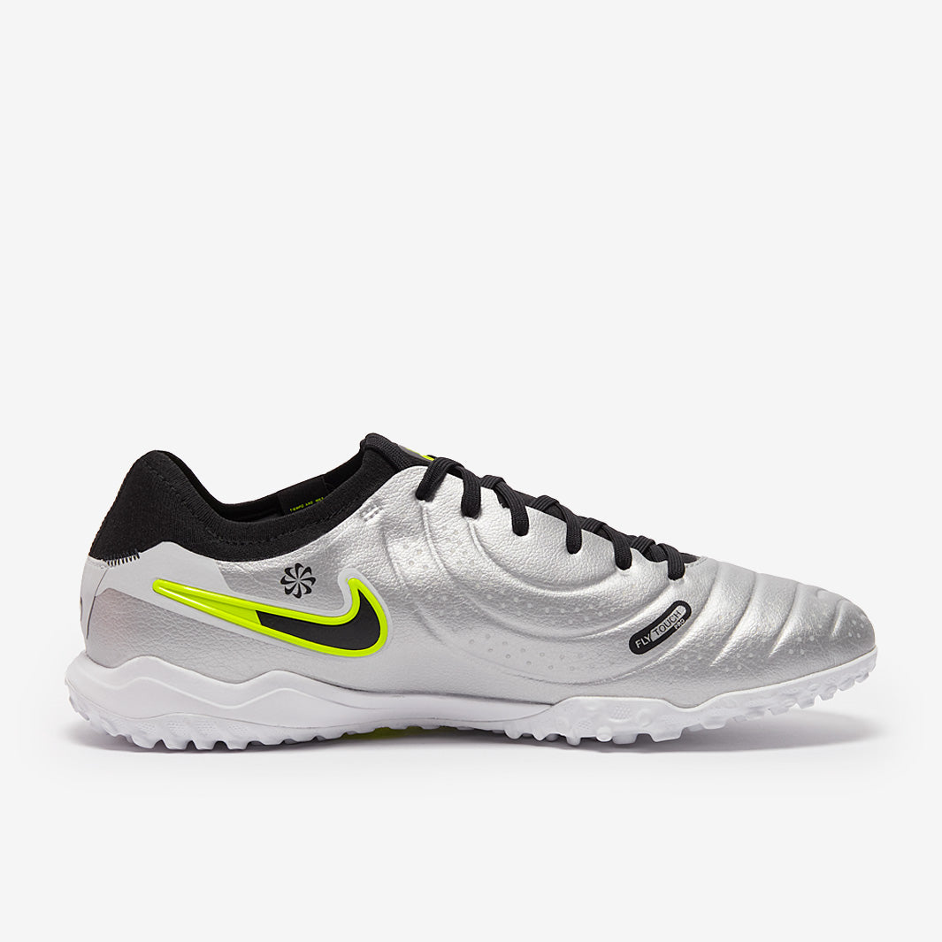 Nike Tiempo Legend X Pro Turf - Metallic Silver/Black/Volt - Adult