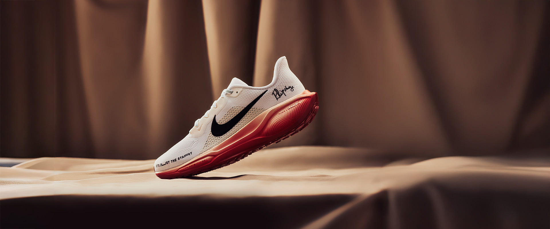 Nike Air Zoom Pegasus 41 - White/Black-Pale Ivory-Dragon Red