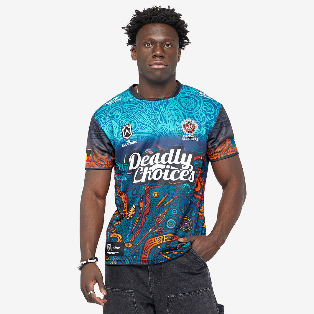 Classic Indigenous All Stars 2025 Training Singlet - Black - Mens