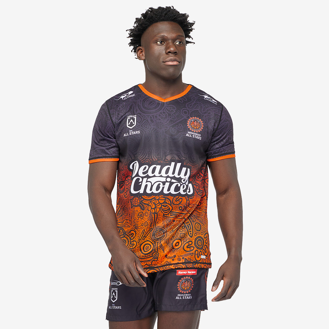 Classic Indigenous All Stars 2025 Training Singlet - Black - Mens
