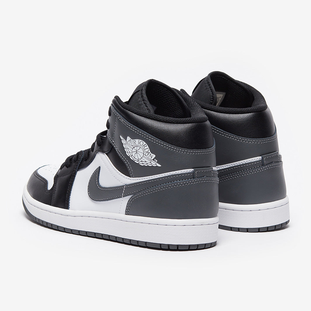 Air Jordan 1 Mid - Black/Iron Grey/White - Trainers - Mens Shoes
