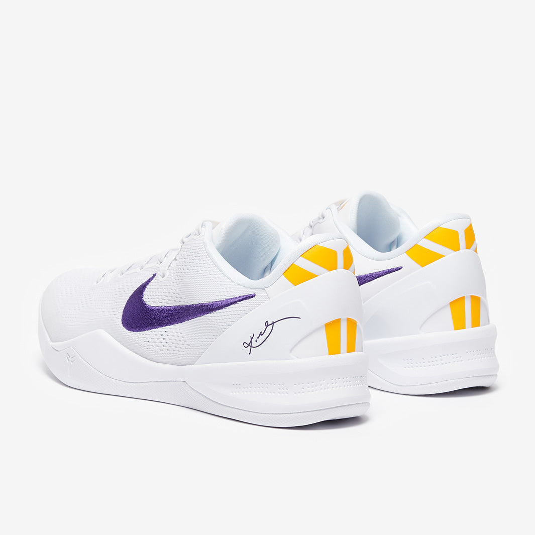 Nike Kobe 8 ProTro - White/Court Purple/University Gold - Trainers