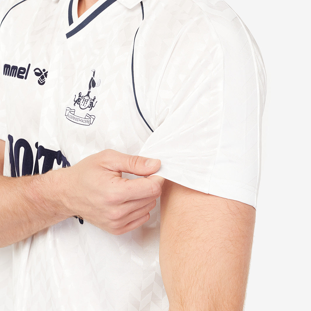 Hummel Tottenham Hotspur 1989 Retro Home Shirt - White - Mens Replica