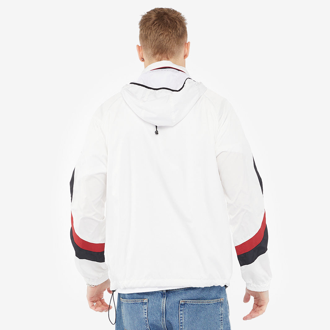 Umbro Zip Off Sleeve Wind Jacket - Brilliant White/Black/Red