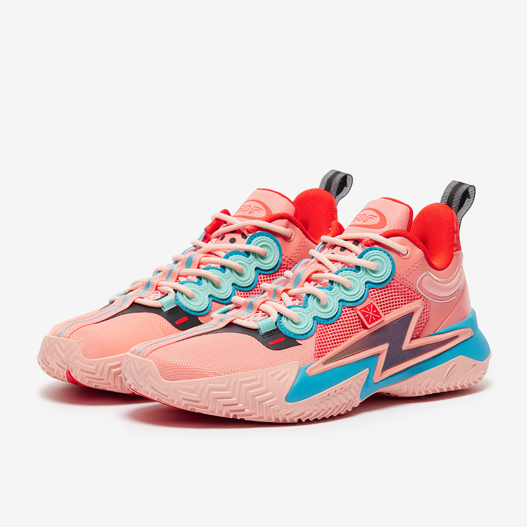 はな様LI-NING/リーニン WADE SON OF FLASH /US9 Li-Ning Wade Son of Flash - Salmon/Blue - Trainers -Mens Shoes