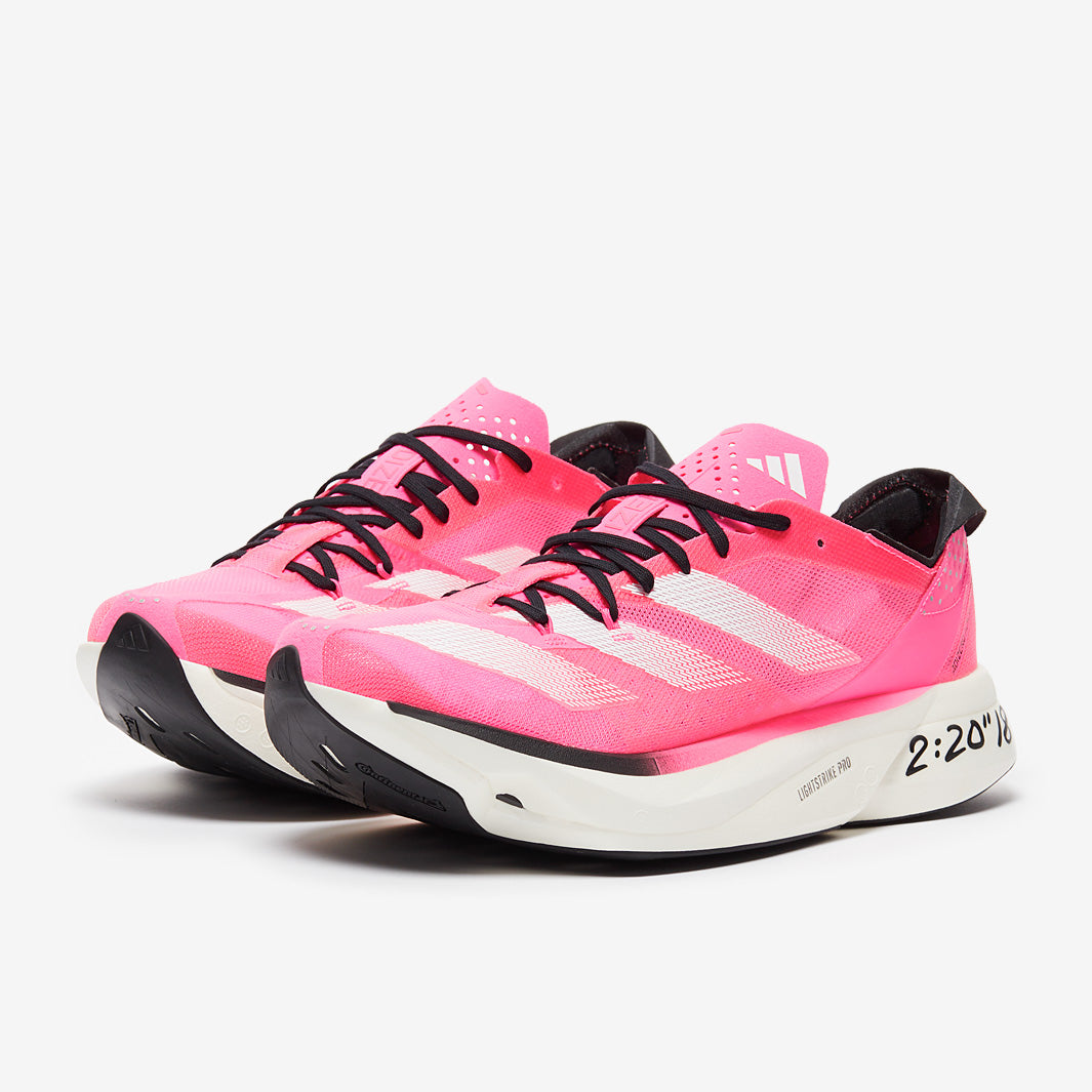 adidas adizero adios Pro 3 - Lucid Pink/FTW White/Core Black