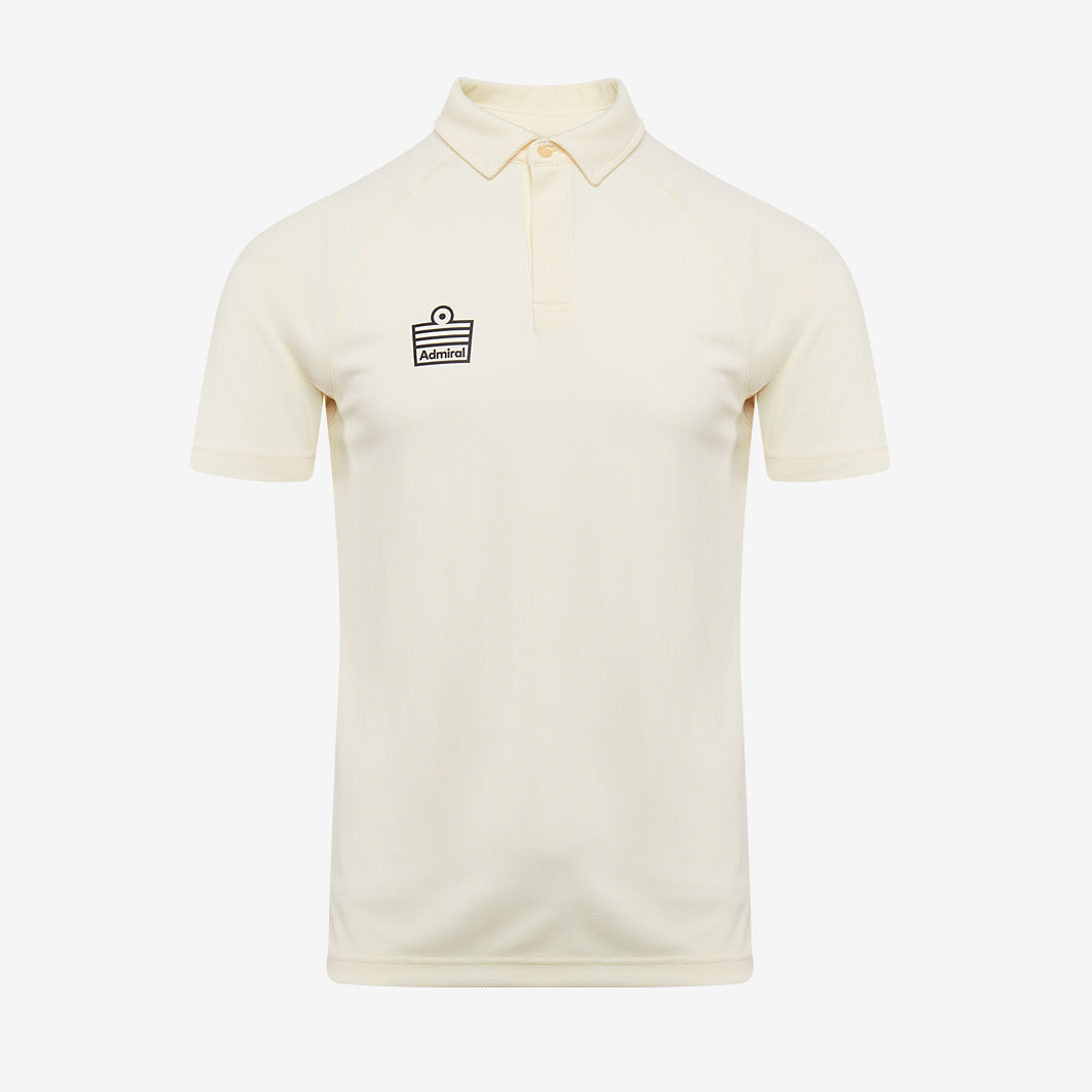 Admiral 2005 Test Shirt - White/Blue - Cricket Replica