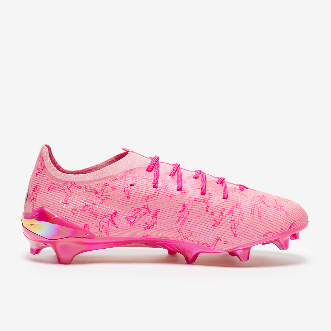 Puma Ultra 5 Ultimate x KidSuper SE FG - Pink Lilac/Fast Pink