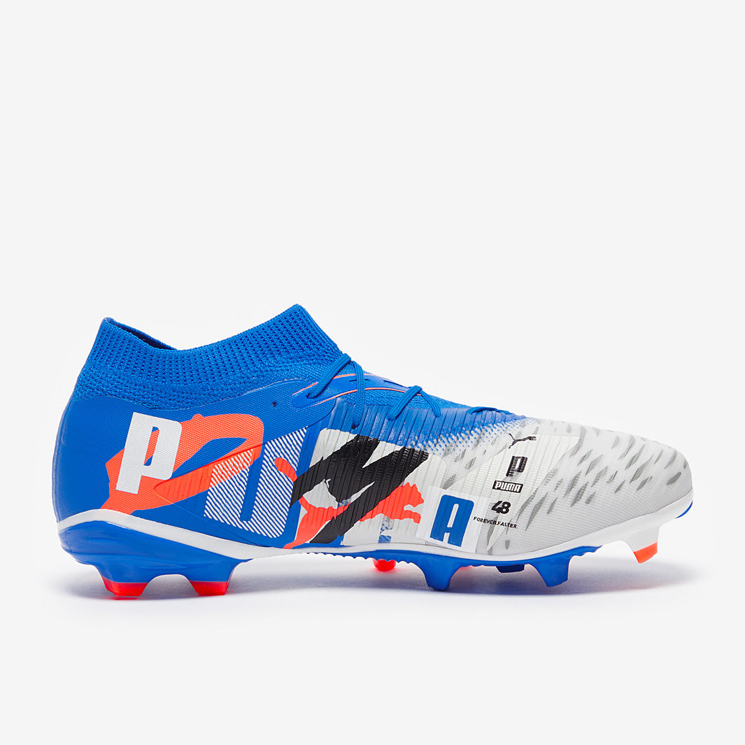Puma Future 8 Match Forever FG/AG - Puma White/Ultra Blue/Feather Puma Future 8 Match Forever FG/AG - Puma White/Ultra Blue/Feather