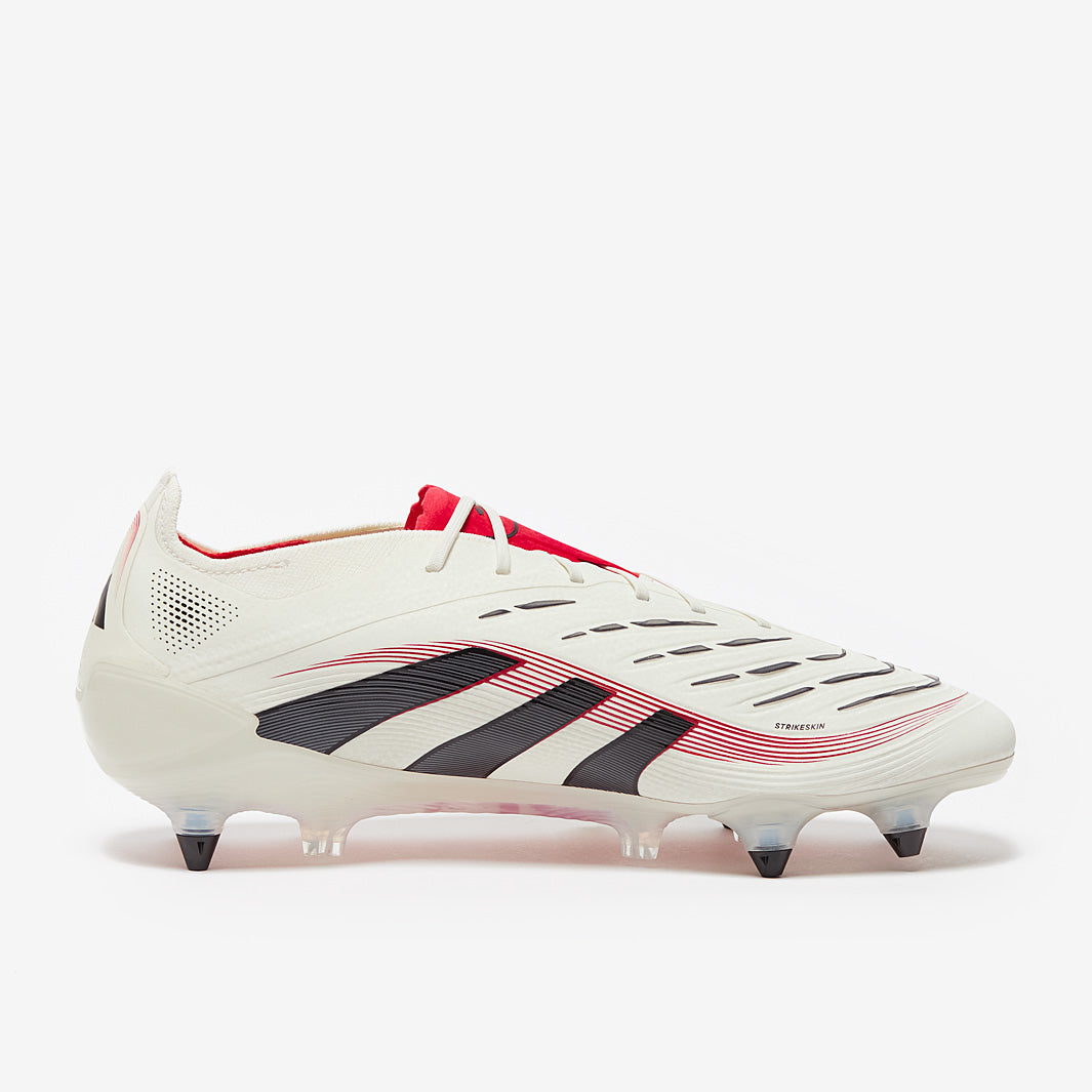 adidas Predator Elite SG - Off White/Core Black/Pure Ruby - Adult