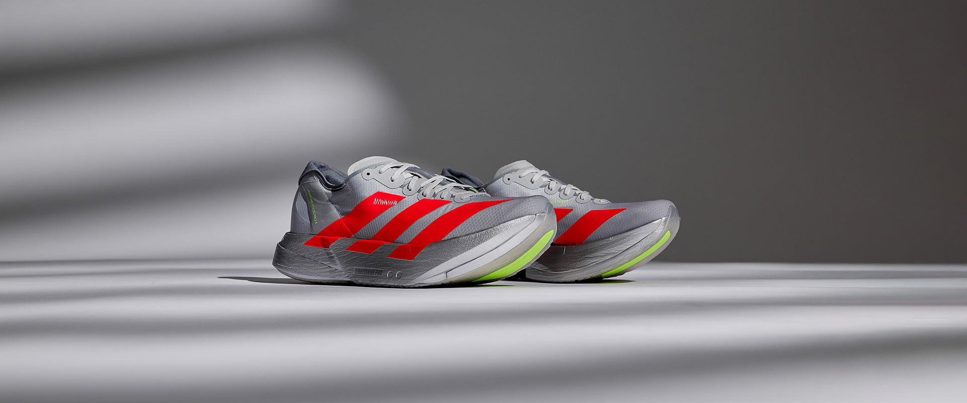 adidas adizero adios Pro 4 - Silver Metallic/Lucid Red/Grey One