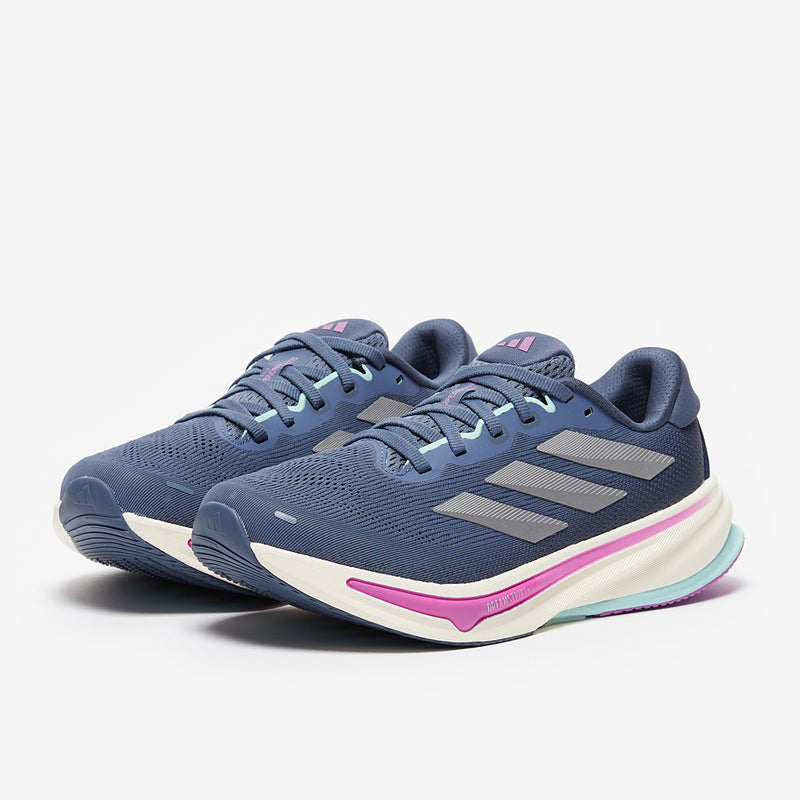 adidas gazelle silver green womens adidas Supernova Rise Running Shoes - Women's - Sandy Pink / Dash Grey Spark main image 0