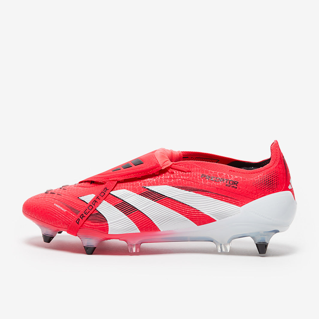 adidas Predator Elite Tongue Soft Ground - Lucid Red/White/Black