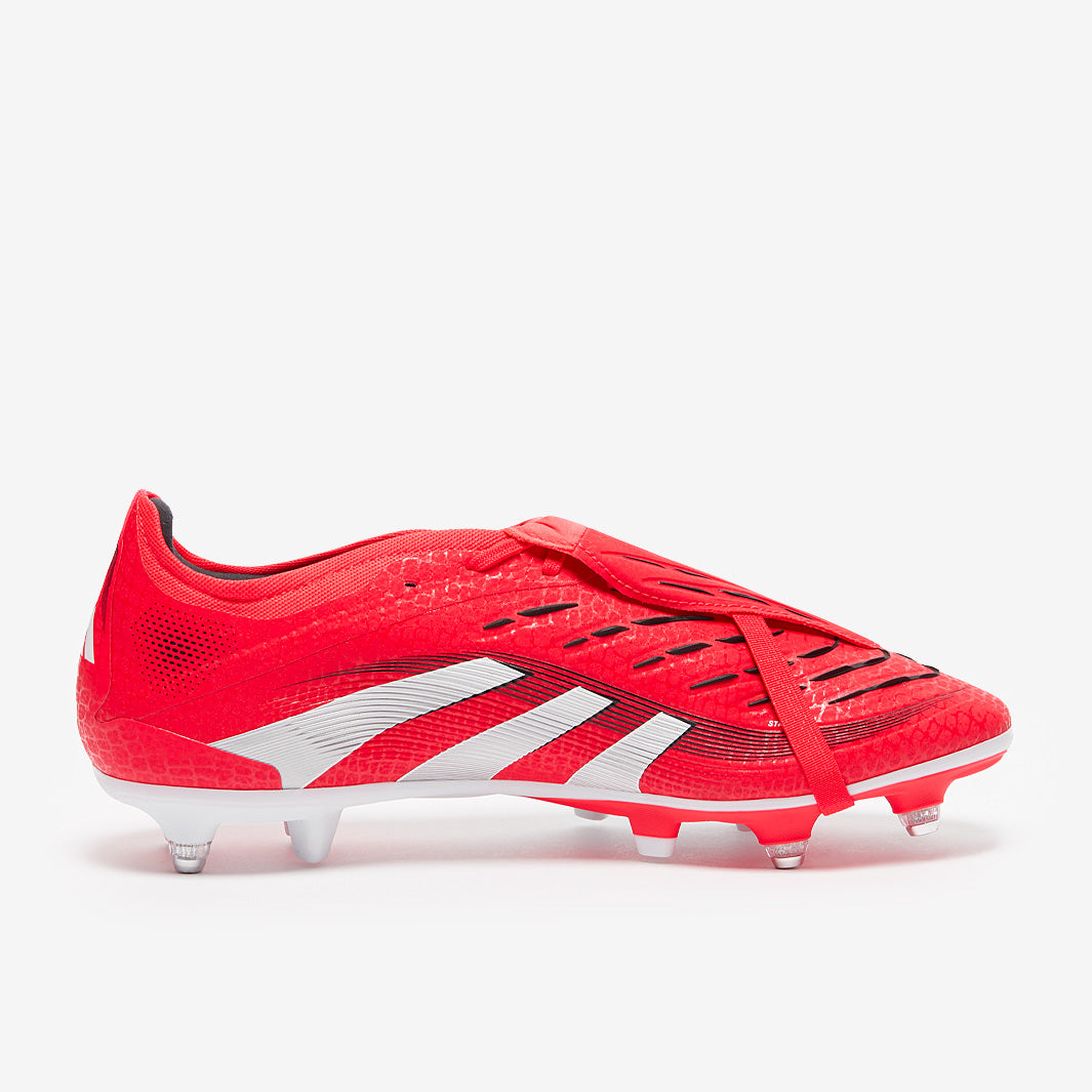 adidas Predator Pro Tongue Soft Ground - Lucid Red/White/Black