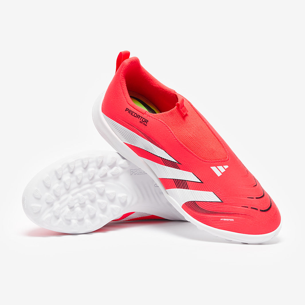 adidas Kids Predator League Laceless Turf - Lucid Red/White/Black ...