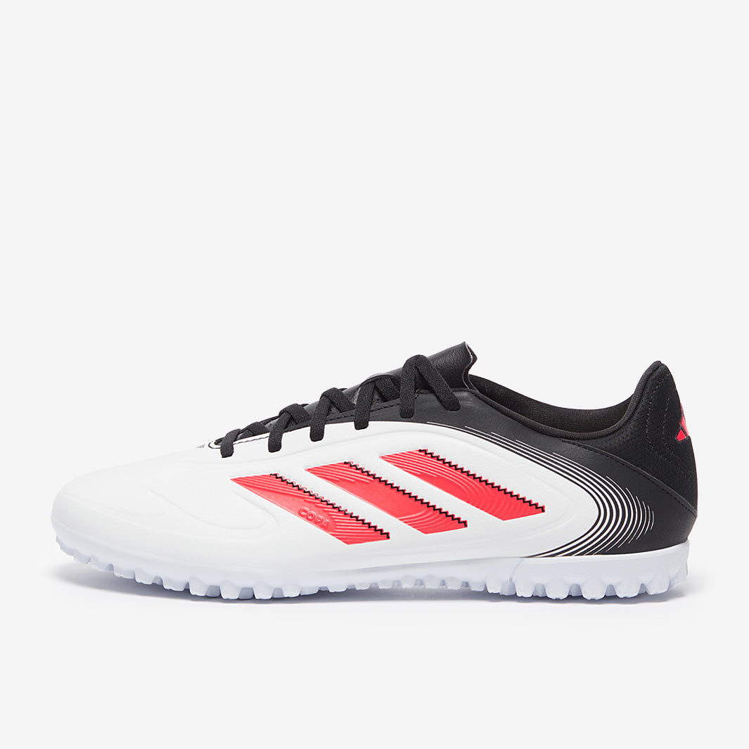 adidas Copa Pure III Club Turf - White/Lucid Red/Black - Adult Boots