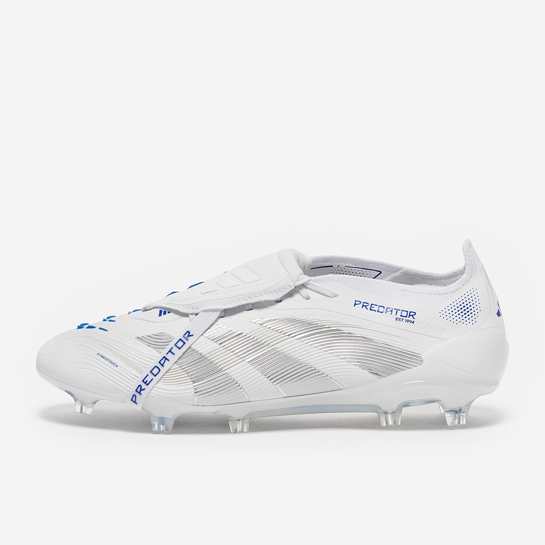 adidas Predator Elite Tongue Firm Ground - White/Silver Met
