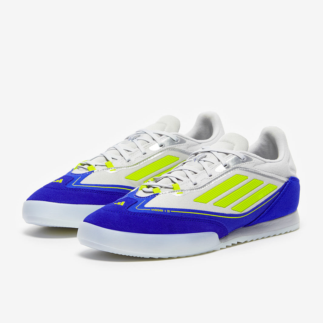 adidas F50 Freestyle x Messi - Silver Met./Solar Yellow/Lucid Blue