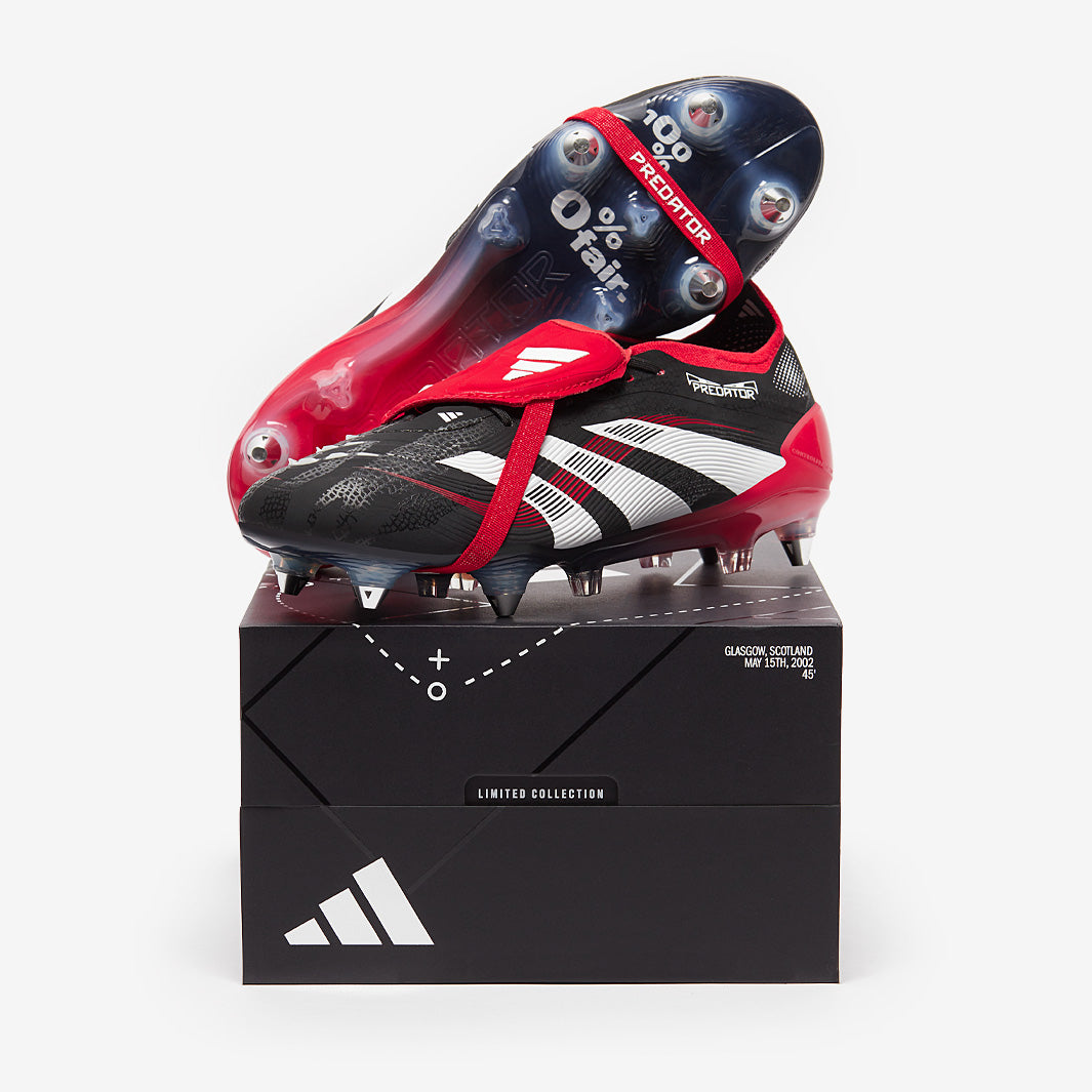 adidas Predator Elite Tongue x BWR Soft Ground - Black/White/Vivid