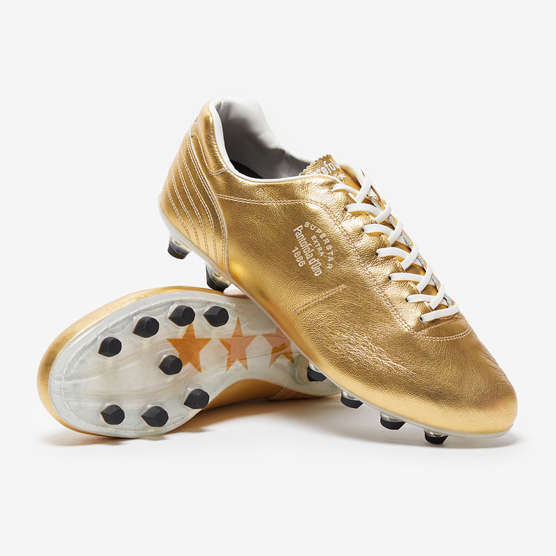 Chaussures De Foot Pantofola D'Oro Lazzarini Coupe Du Monde 2014 - Blanc - Pointure UK 11 - Neuf