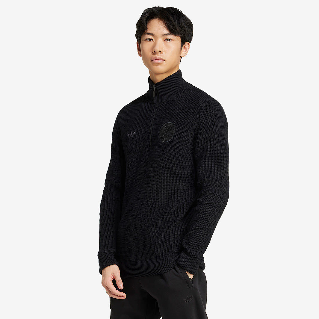 adidas Originals Germany 125th Anniversary 1/2 Zip - Black - Mens