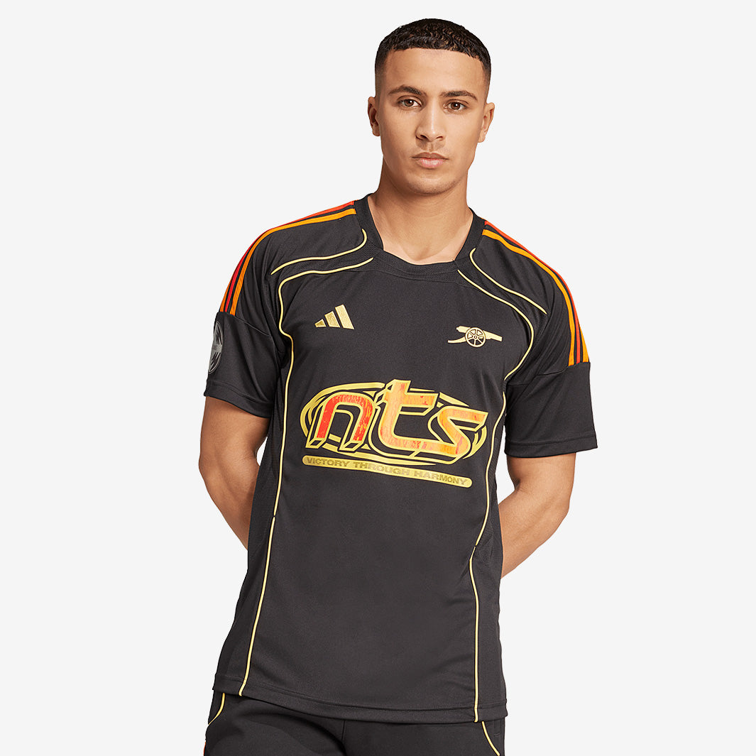 ウェア  Arsenal NTS Jersey Black XL adidas Arsenal x NTS Shirt - Black - Mens Replica